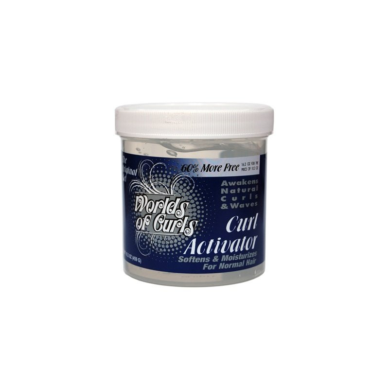 Worlds of Curls Gel Activateur Pour Cheveux Normal (459grs)