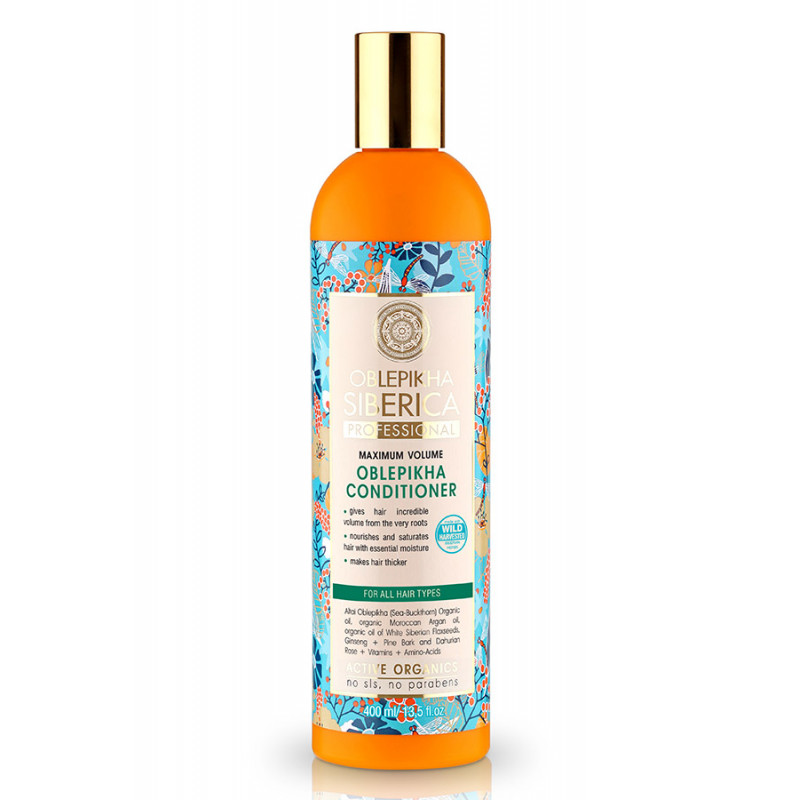 Natura Siberica Oblepikha Baume Après-Shampoing à L'argousier Volume Maximal (400ml) Natura Siberica Oblepikha Baume Après-Shampoing à L'argousier Volume Maximal (400ml)
