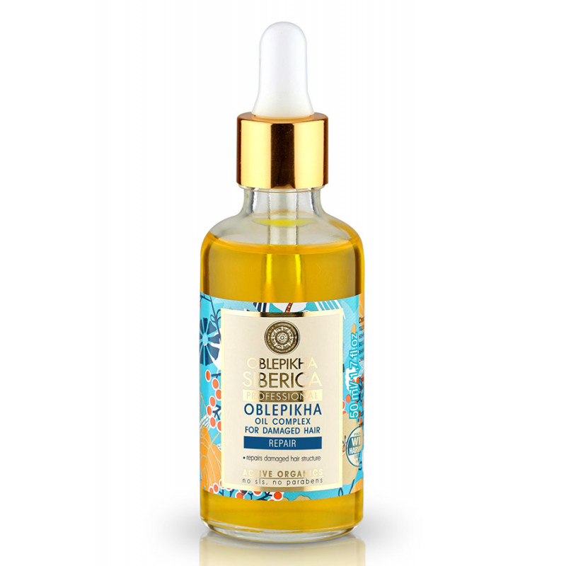 Natura Siberica Oblepikha Complexe D'huiles D'argousier pour Cheveux Abîmés (50ml)