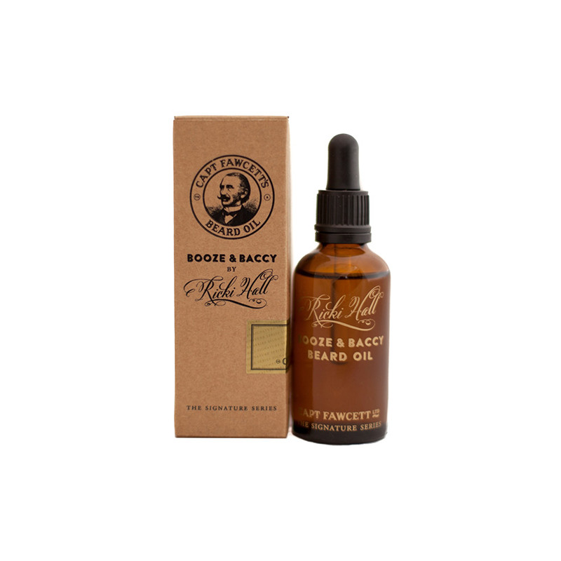 Captain Fawcett's Ricki Hall's Booze & Baccy Huile à Barbe