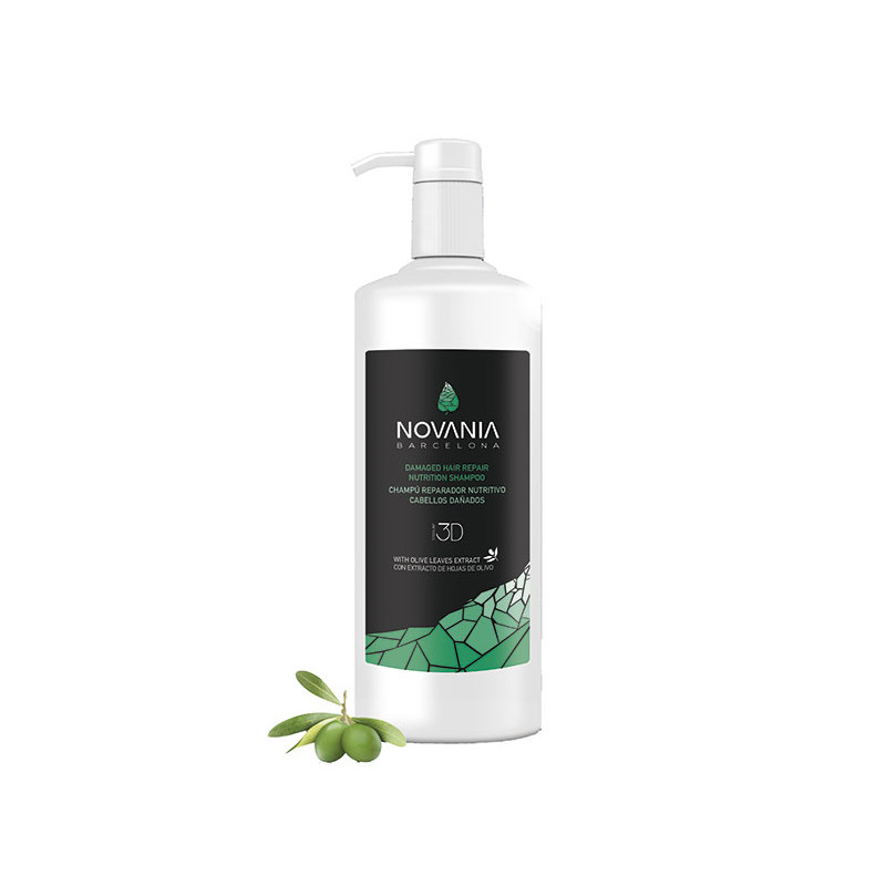 Novania Shampooing Nutrition & Reparation Cheveux Abîmés (1000ml)