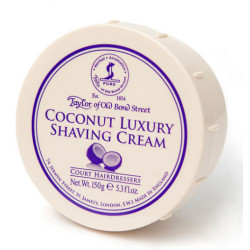 Taylor of Old Bond Street Crème à Raser à la Noix de Coco en Bol (150g)
