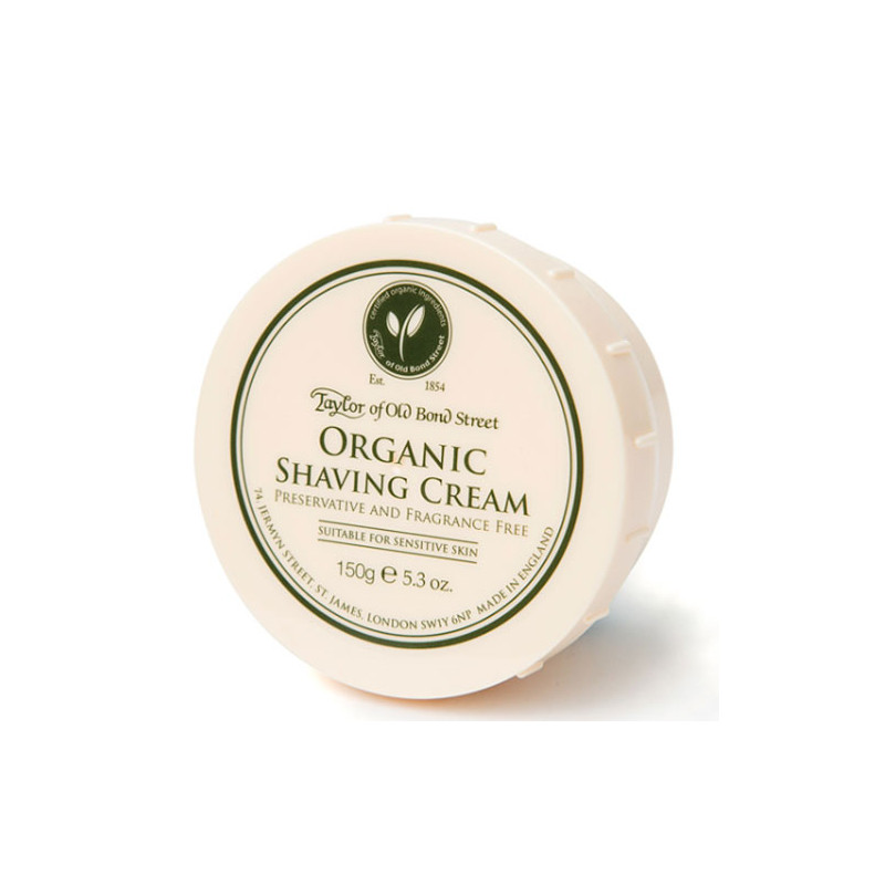 Taylor of Old Bond Street Crème à Raser BIO Organic (150g)