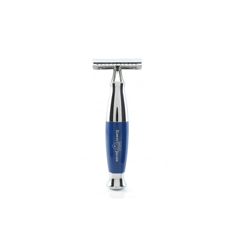 Edwin Jagger Classic Rasoir Rasoir Blue Chrome