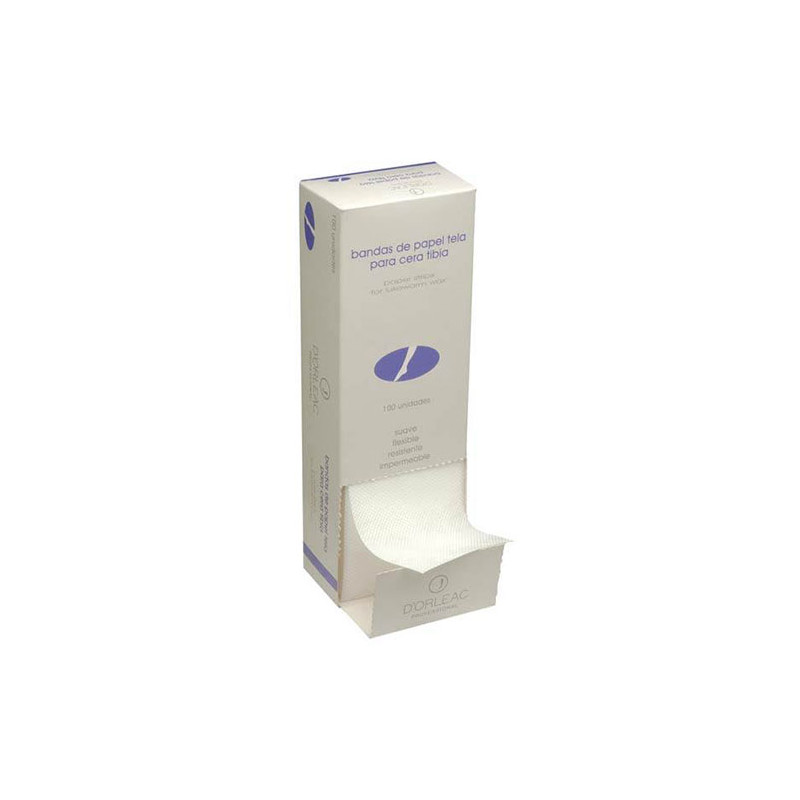 D'Orleac Bandes de papier de cire Tibia (100ud)
