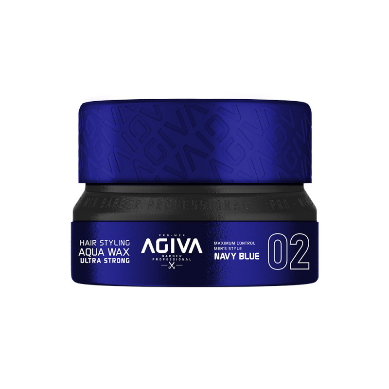 Agiva Hair Styling Aqua Wax Ultra Strong Navy Blue 02 (155ml)