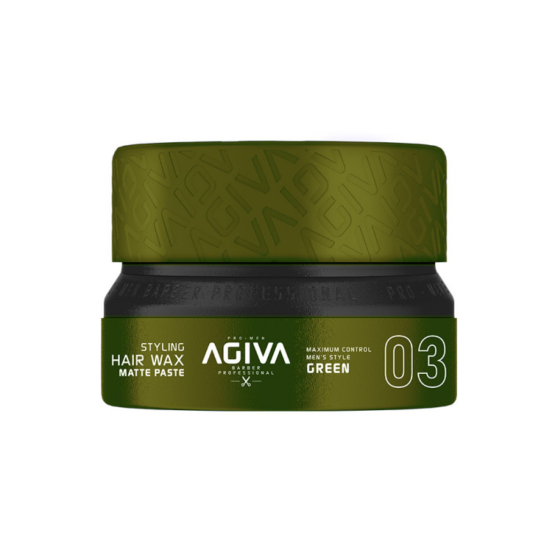 Agiva Hair Styling Wax Matte Paste Green 03 (155ml) Agiva Hair Styling Wax Matte Paste Green 03 (155ml)