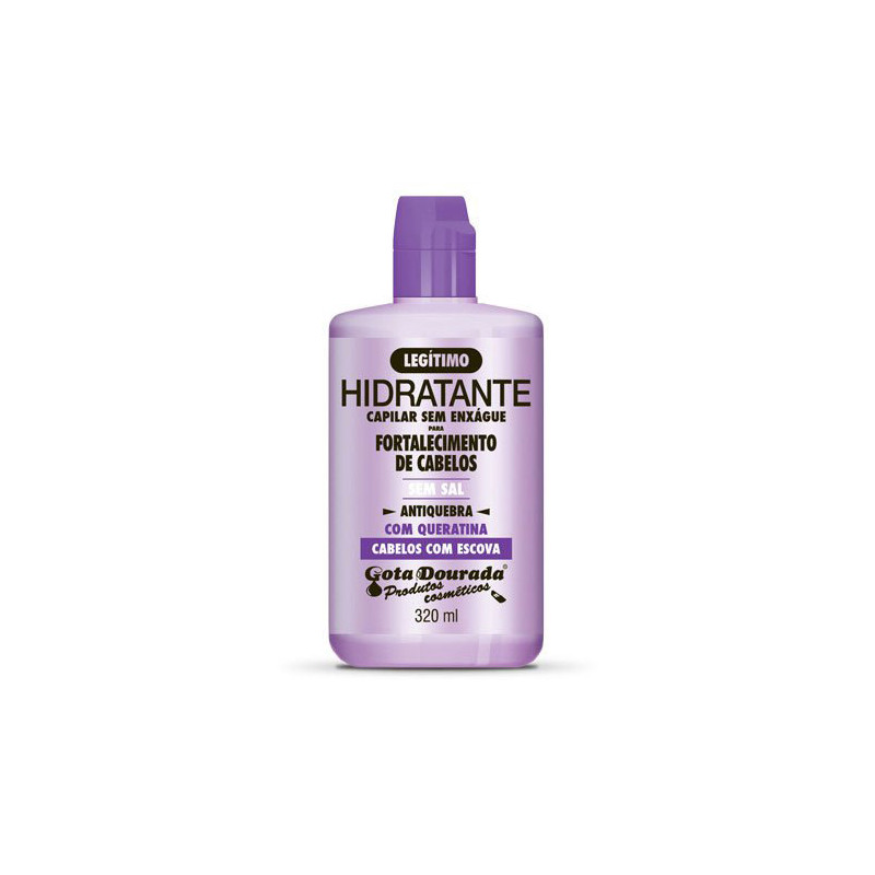 Gota Dourada Lissage avec Kératine Crème à Peigner (320ml)