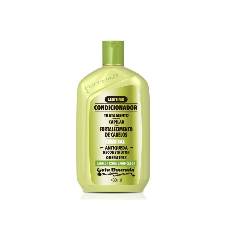 Gota Dourada Queratrix Conditionneur Anti-chute Sans Sel (430ml) Gota Dourada Queratrix Conditionneur Anti-chute Sans Sel (430ml)