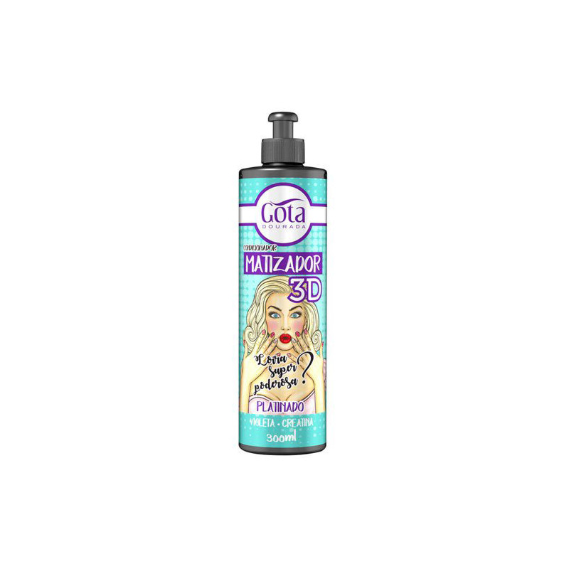 Gota Dourada Matizador 3D Platine(300ml) Gota Dourada Matizador 3D Platine(300ml)