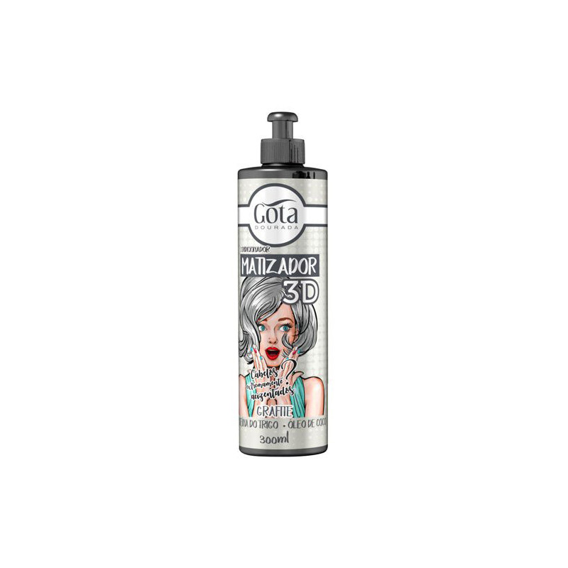 Gota Dourada Matizador 3D Grafite (300ml)
