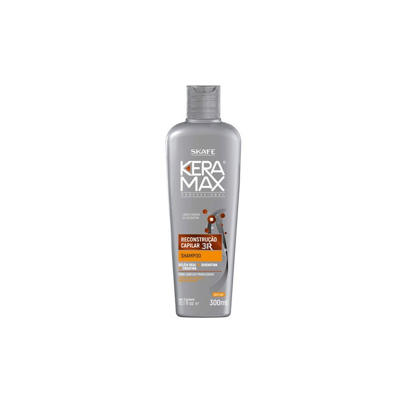 Skafe Keramax Reconstruction Capillaire Shampooing Sans sel (300ml)