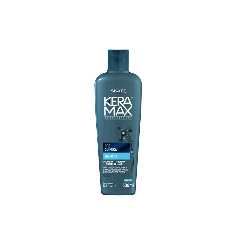 Skafe Keramax Kératine Intense Lisse Shampooing Sans Sel (300ml) Skafe Keramax Kératine Intense Lisse Shampooing Sans Sel (300ml)