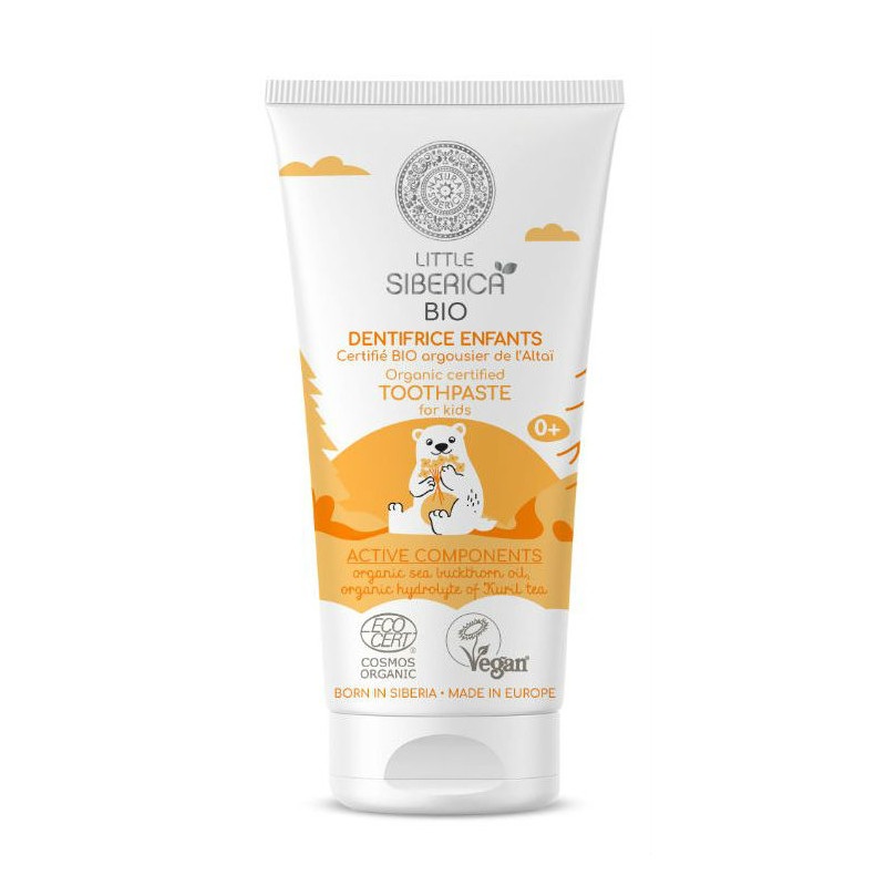 Natura Siberica Little Dentifrice Enfants Oblepikha de Altái (60gr)
