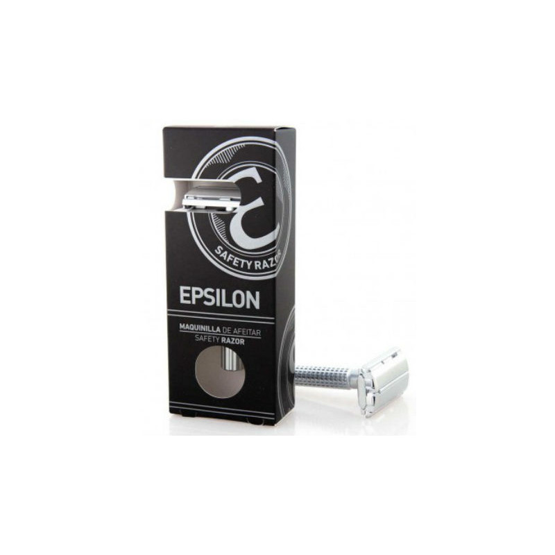 Epsilon Buttlerfly Safety Razor Matt Silver