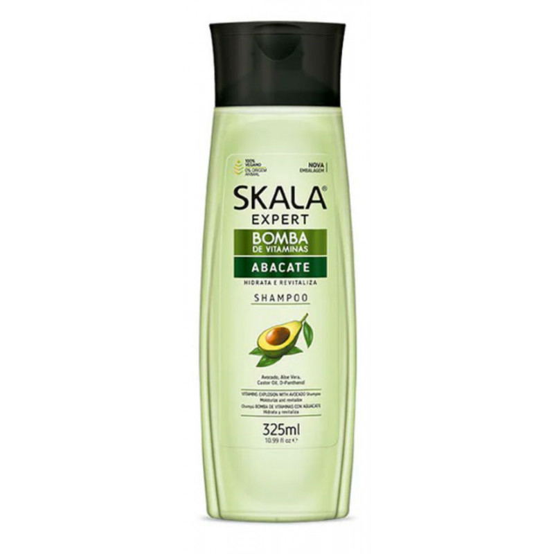 Skala Bomb Vitamins Abacate Shampooing (325ml) Skala Bomb Vitamins Abacate Shampooing (325ml)
