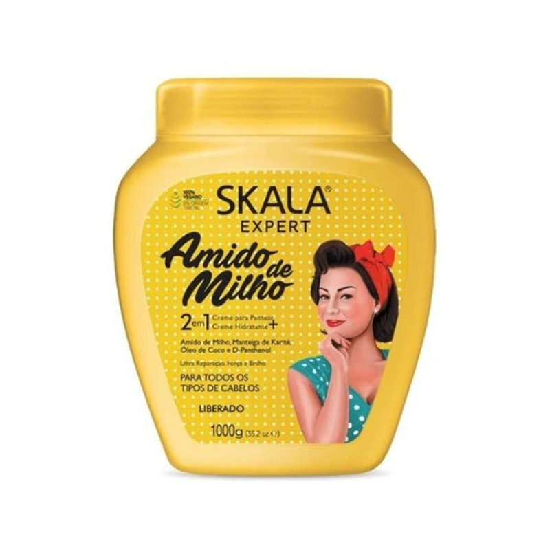 Skala Amido de Milho Crème Revitalisante (1000ml) Skala Amido de Milho Crème Revitalisante (1000ml)