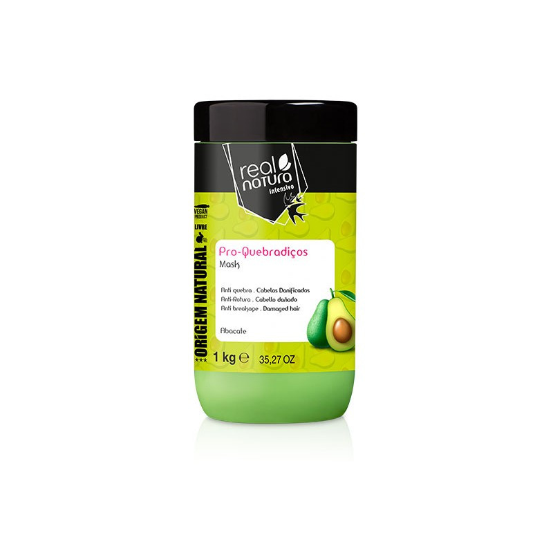 Real Natura Pro-Quebradiços Abacate Masque Sans Sel (1Kg)