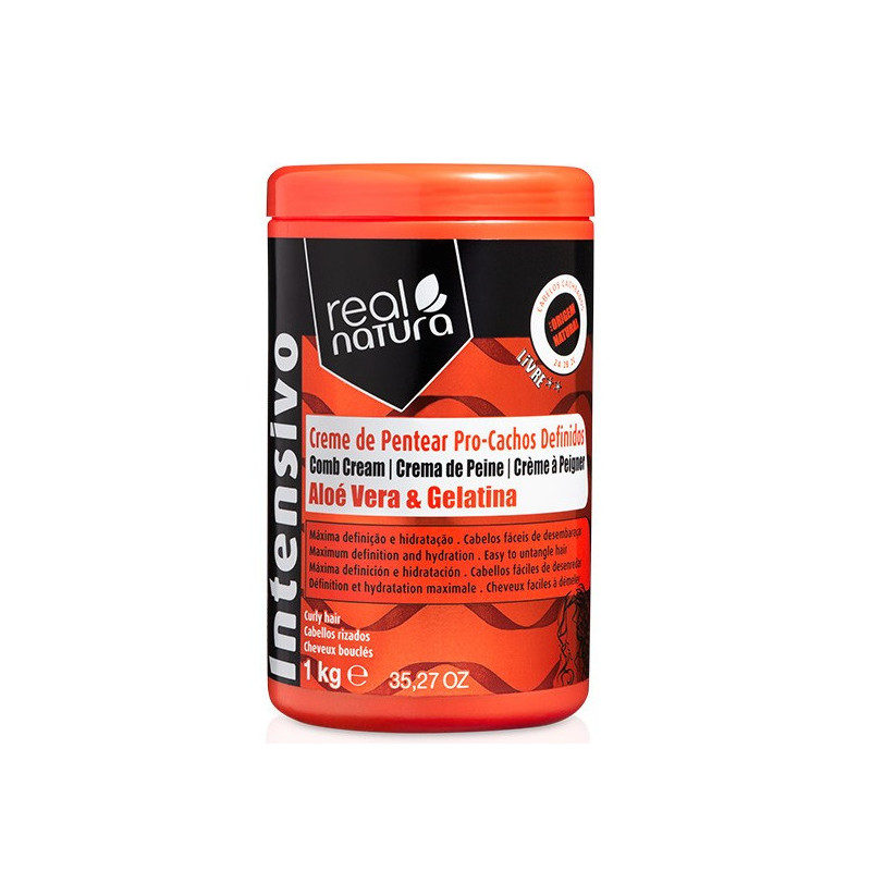 Real Natura Pro-Cachos Definidos Crème à Peigner (1Kg) Real Natura Pro-Cachos Definidos Crème à Peigner (1Kg)