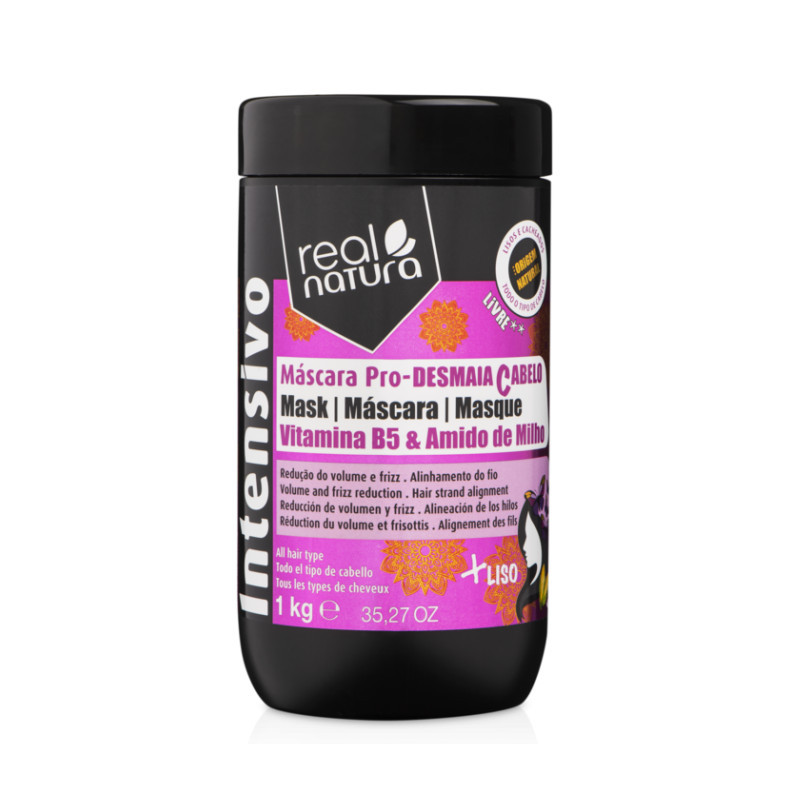 Real Natura Pro-Desmaia Cabello Masque Sans Sel (1Kg)