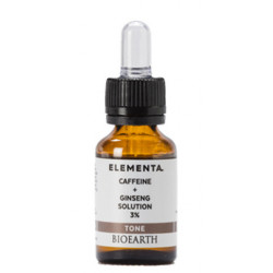 Bioearth Elementa Solution Caféine + Ginseng 3% (15ml)