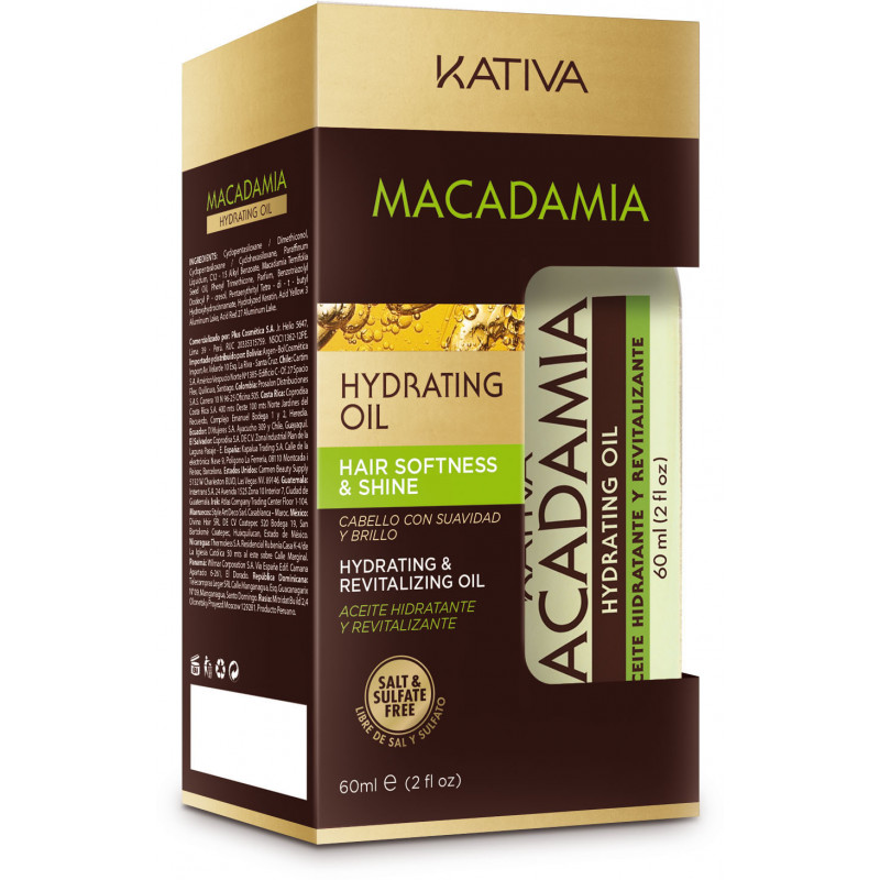 Kativa Macadamia Hydratant Oil (60ml)