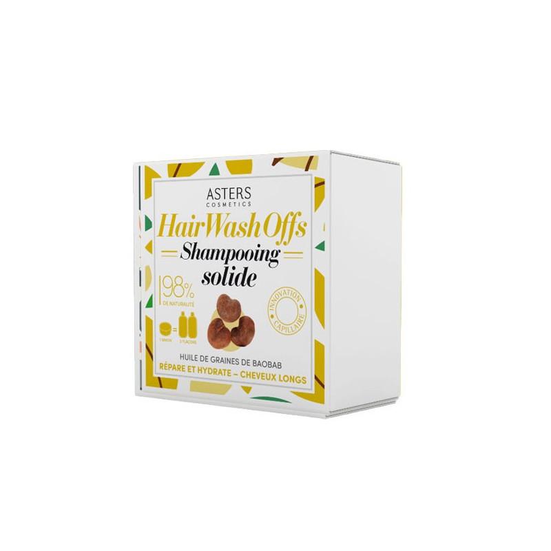 Asters Cosmetics Shampooin Solide  Huile de Graines de Baobab (100gr)