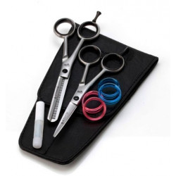 Glamtech One Set Ciseaux Lefty 5,5" + 5,5" Thinner-Wallet 