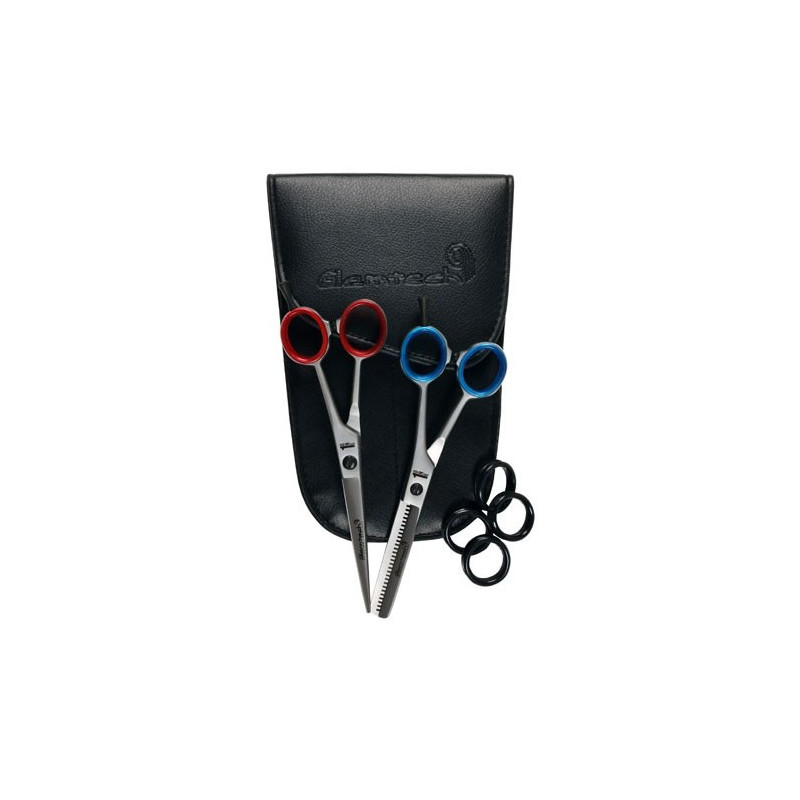 Glamtech One Set Ciseaux 5,0" + 5,5" Thinner-Wallet Glamtech One Set Ciseaux 5,0" + 5,5" Thinner-Wallet