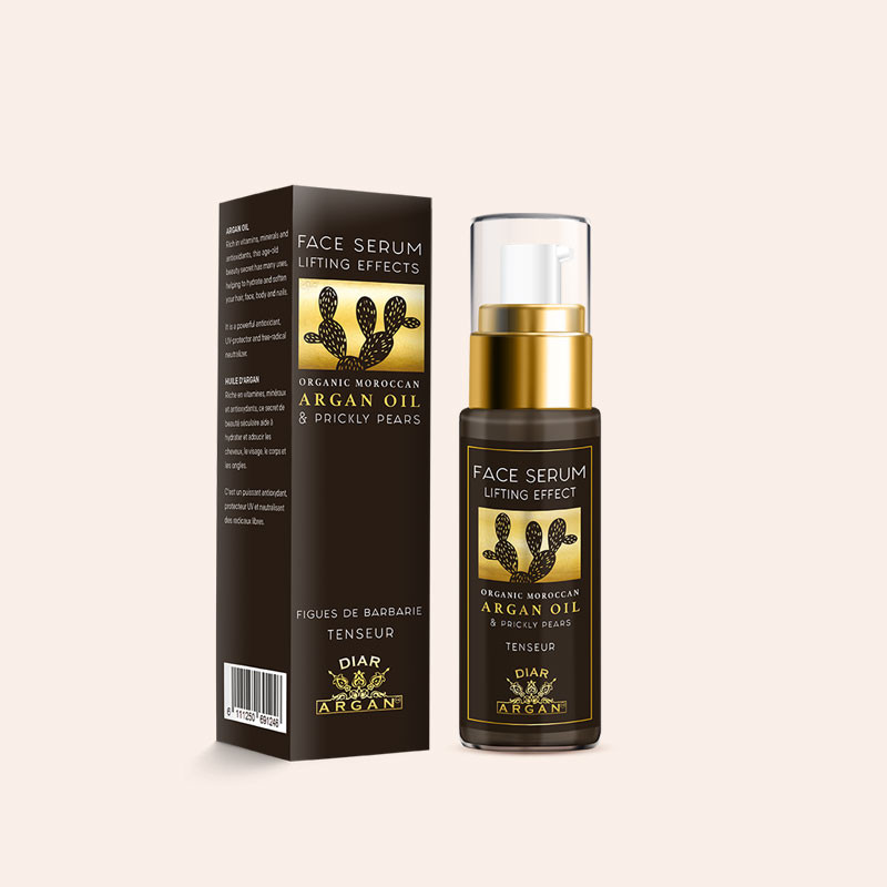 Diar Argan Serum Lifting Pour le Visage à L'Argan pur et á L'huile de Foire de Barbaire (30ml)