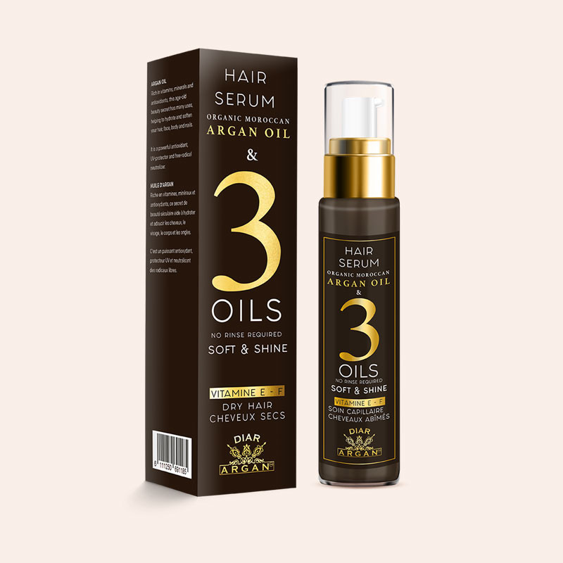 Diar Argan Sérum Capillaire Pure Argan et 3 Huiles Diar Argan Sérum Capillaire Pure Argan et 3 Huiles