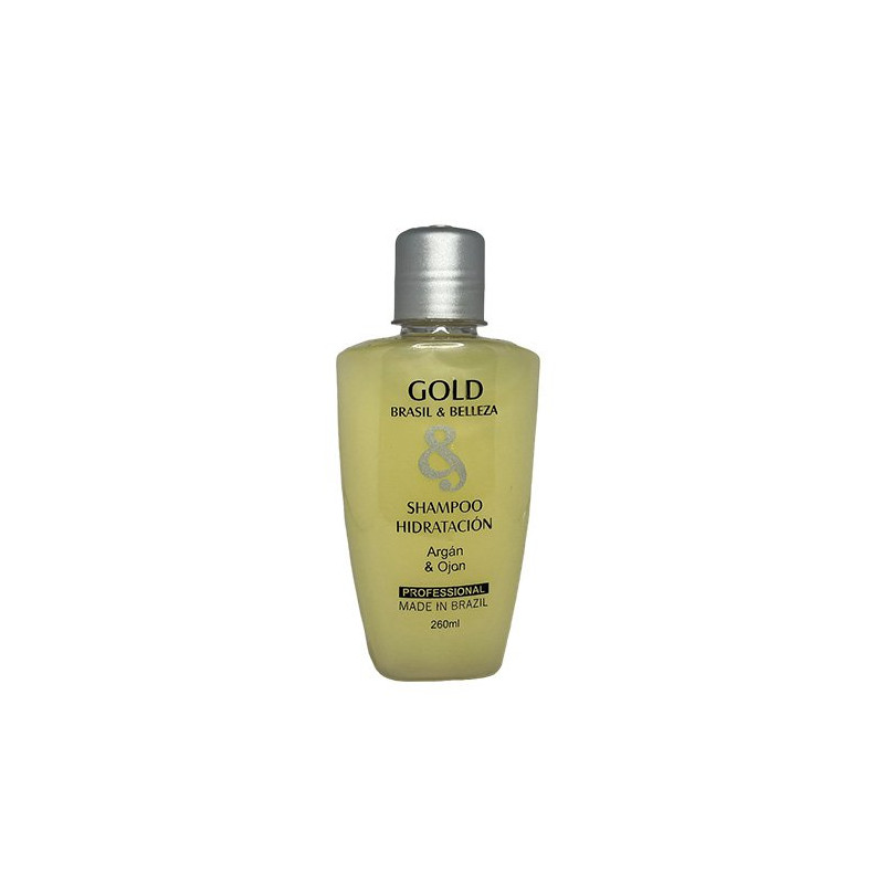 Brasil & Belleza Gold Argan Ojon Shampoing Hydratant Sans Sel (260ml) Brasil & Belleza Gold Argan Ojon Shampoing Hydratant Sans Sel (260ml)