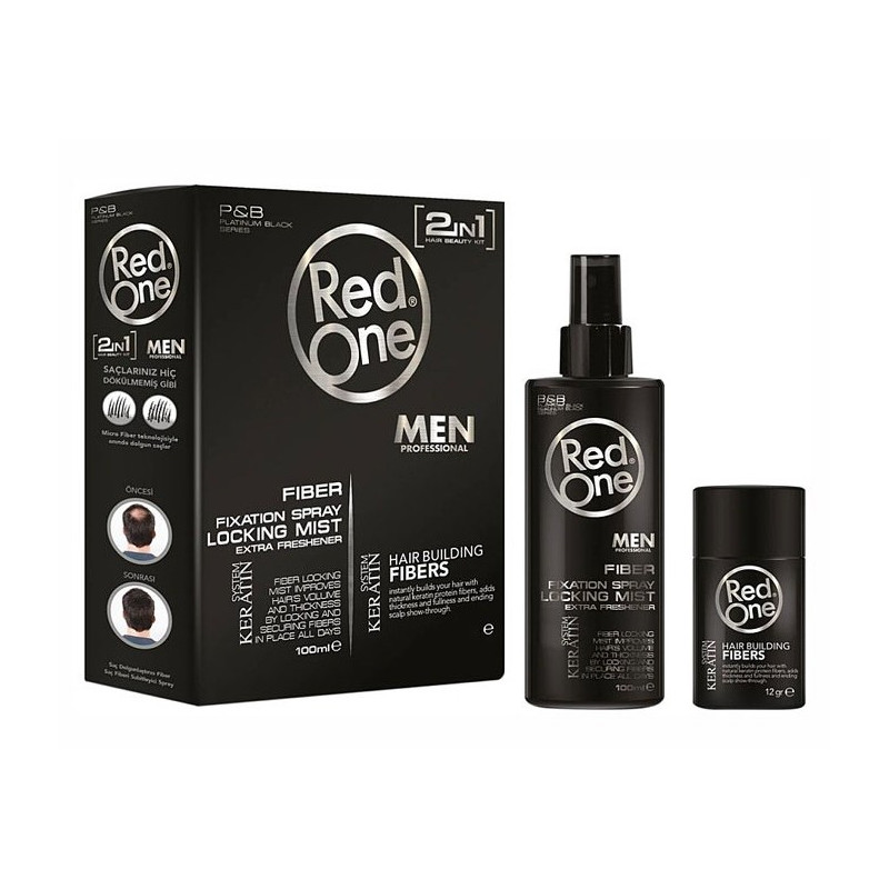 Red One Fiber Fixation Spray Black Red One Fiber Fixation Spray Black